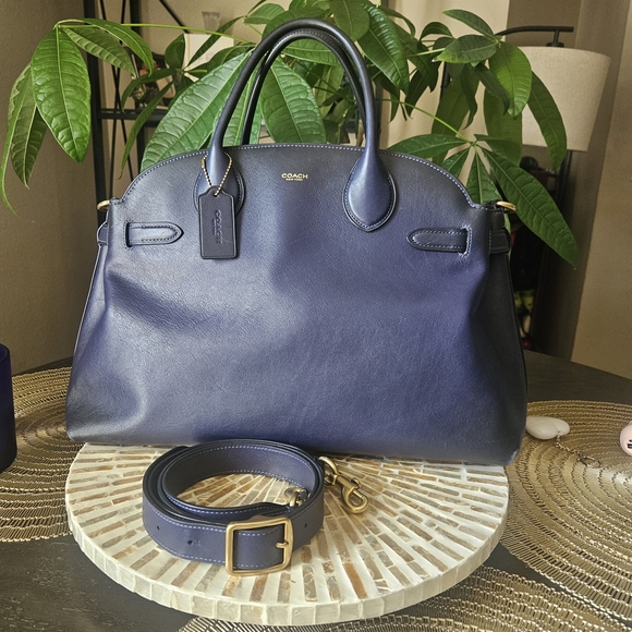 🧳 Coach Empire Carryall 40 in Dark Navy - Picture 2 of 11